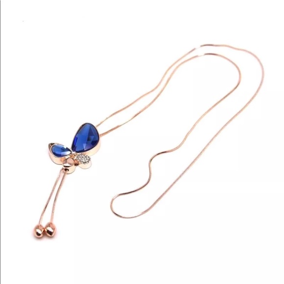 💝ADD ON ONLY💝 Butterfly Extra Long Necklace - Picture 3 of 5